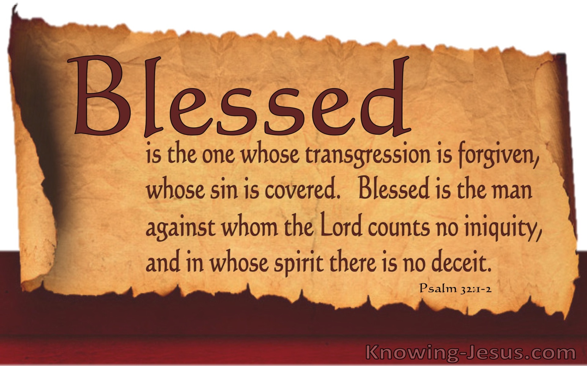 Psalm 32:1 Consequences of Sin (devotional)04-16 (brown)